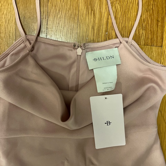 BHLDN Cali Satin Charmeuse Midi dress - Picture 4 of 5